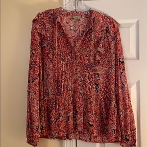 Democracy Ruffled Blouse NWOT